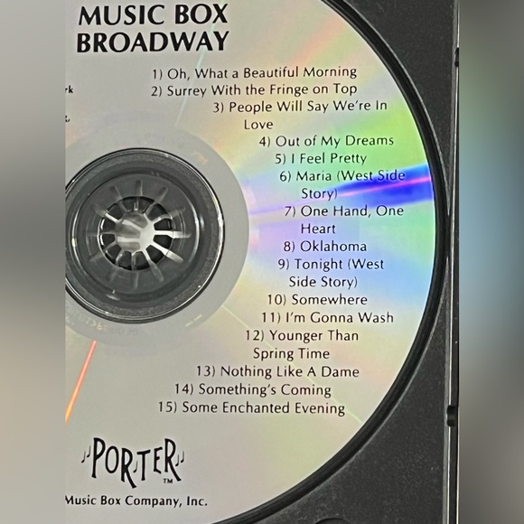 The Porter Twin Disc Music Box “Music Box Waltzes and popular tunes” CD like new - Picture 6 of 6